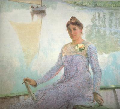 Emile Claus Portrait of Anna de Weert (nn02) Spain oil painting art